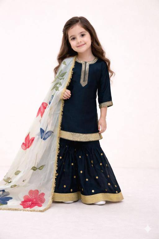 Premium Quality Ready To Wear OC 243 SILK Kids clothing wholesale market in Kolkata